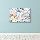 モロッコ，チェフチュアン キャンバスプリント (インサイチュ (ウッドフロア))