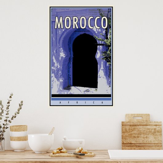 モロッコ ポスター (キッチン)