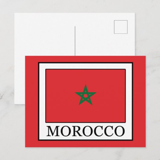 モロッコ ポストカード (正面/裏面)