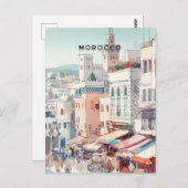 モロッコ ポストカード (正面/裏面)