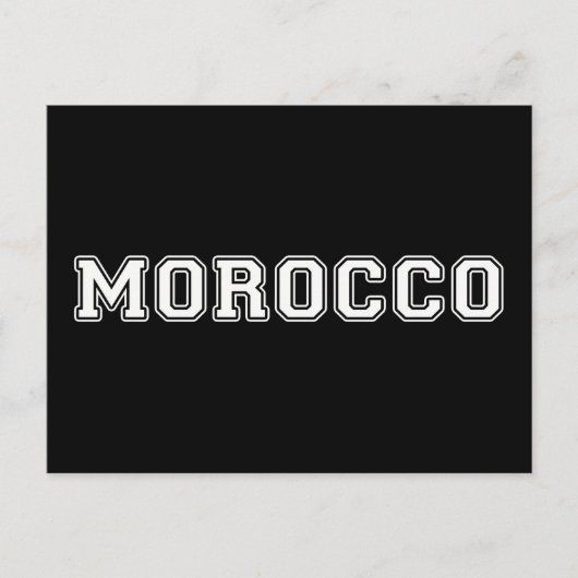 モロッコ ポストカード (正面)