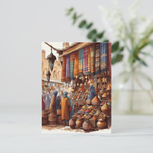 モロッコ ポストカード (スタンド正面)