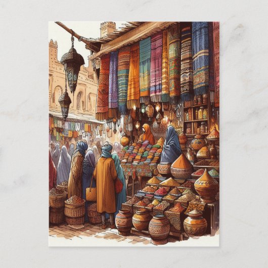 モロッコ ポストカード (正面)