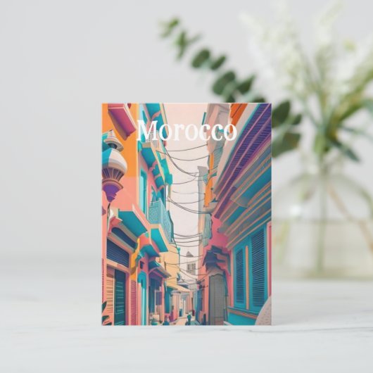 モロッコ ポストカード (スタンド正面)