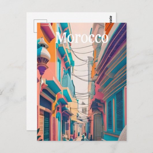 モロッコ ポストカード (正面/裏面)