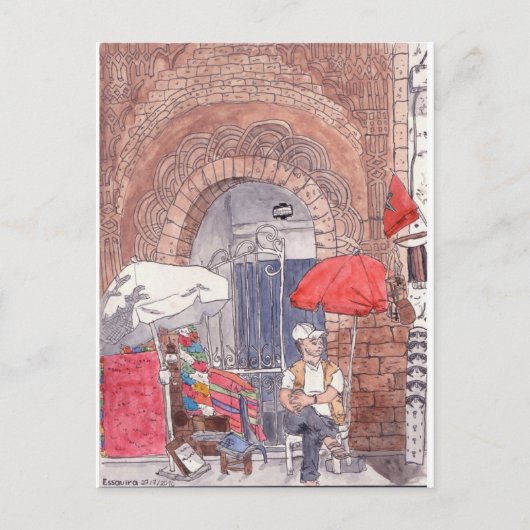 モロッコ ポストカード (正面)