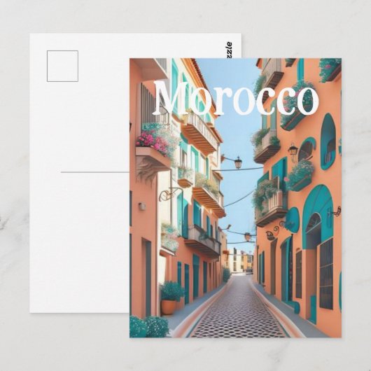 モロッコ ポストカード (正面/裏面)