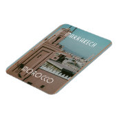 モロッコ，マラケシュの屋上 マグネット (左側)