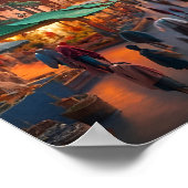 モロッコ，マラケシュの魅力地区 ポスター (角)