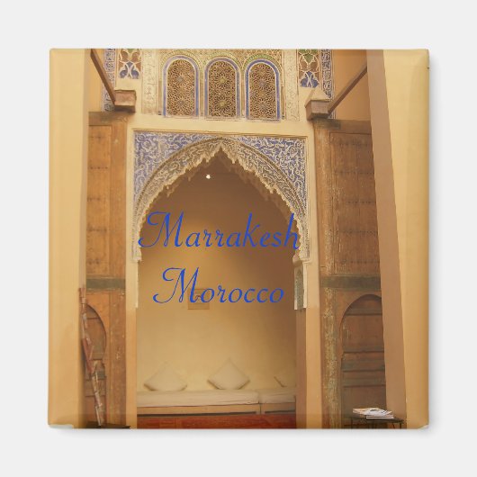 モロッコ，マラケシュ マグネット (正面)