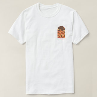モロッコ マラケシュ レトロ ヴィンテージ 旅行 Tシャツ