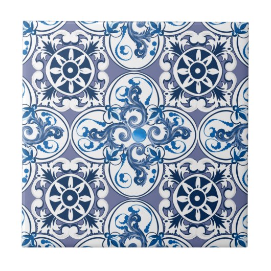 モロッコ、モザイクタイル タイル (正面)