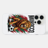 モロッコ ライオン サッカー ファン 2026 iPhoneケース (裏面横)