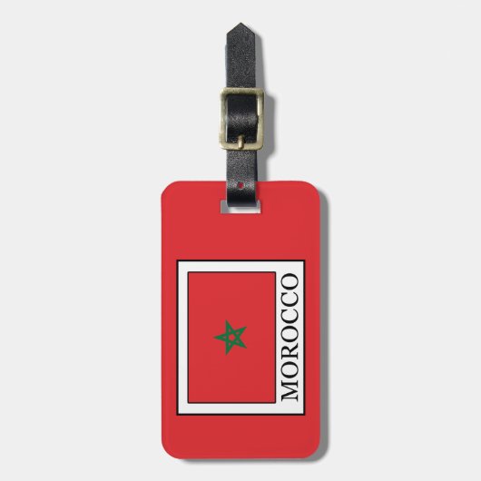 モロッコ ラゲッジタグ (正面縦)