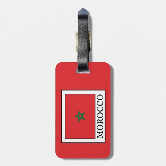 モロッコ ラゲッジタグ (裏面縦)