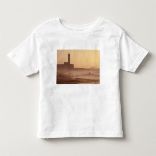 モロッコ、ラバト、夕日の灯台 トドラーTシャツ (正面)
