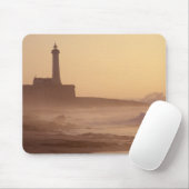 モロッコ、ラバト、夕日の灯台 マウスパッド (マウス)