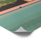 モロッコ・ヴィンテージ旅行ポスター ポスター (角)