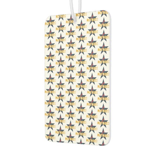 モロッコ:伝統とモダニティのスター カーエアーフレッシュナー (左)