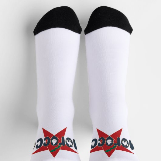 モロッコ - 伝統の星、現代の輝き ソックス (上部)