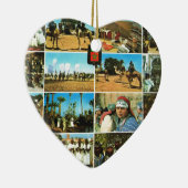 モロッコ、北アフリカ、マラケシュのmultiview セラミックオーナメント (右)