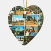 モロッコ、北アフリカ、マラケシュのmultiview セラミックオーナメント (左)