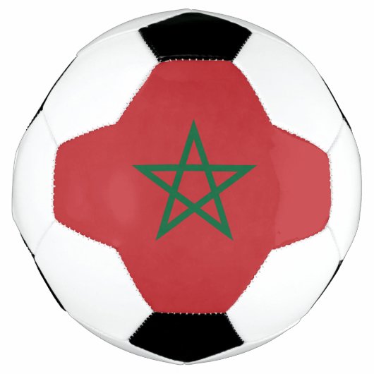 モロッコ 国旗 サッカーボール (正面)