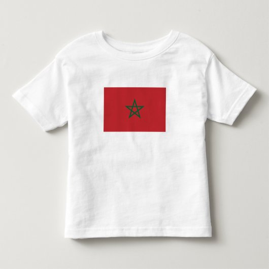 モロッコ 国旗 トドラーTシャツ (正面)