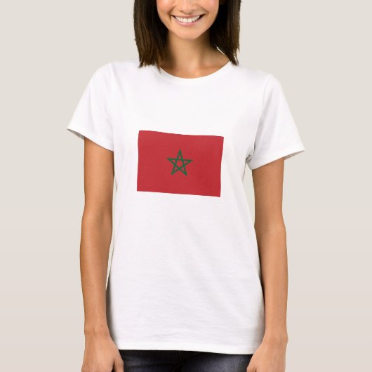 モロッコ 国旗 Tシャツ (正面)