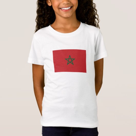 モロッコ 国旗 Tシャツ (正面)