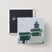 モロッコ、大西洋岸、ベドゥザ：キャップベドゥザ2 缶バッジ (正面&裏面)