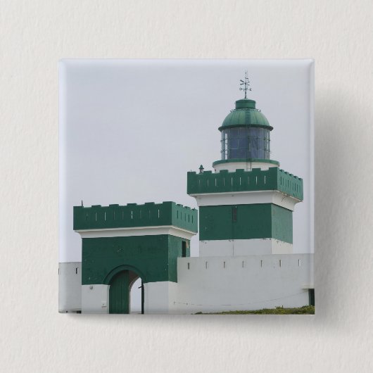 モロッコ、大西洋岸、ベドゥザ：キャップベドゥザ2 缶バッジ (正面)