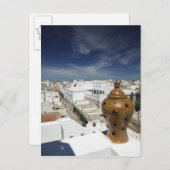 モロッコ、大西洋沿岸、ESSAOUIRA：ハイバンテージ ポストカード (正面/裏面)