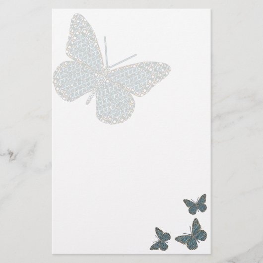 モロッコ（昆虫）オオカバマダラ、モナーク文房具 便箋 (正面)