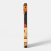モロッコ 水彩 名前入り iPhoneケース (左側面)