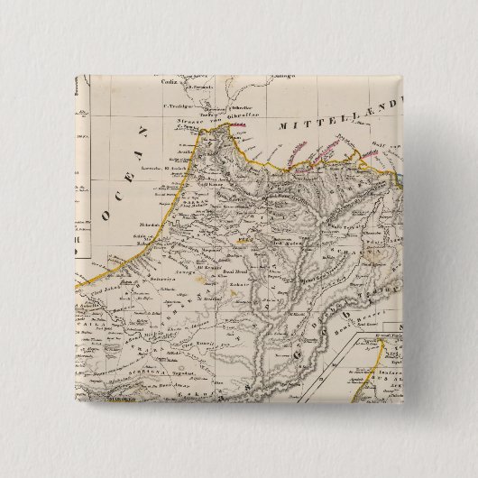 モロッコ 缶バッジ (正面)