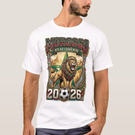 モロッコ 2026 オリジナル サッカー ファンTシャツ Tシャツ