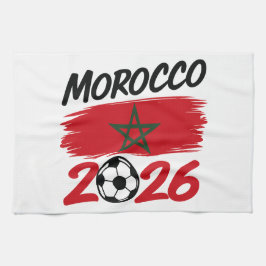モロッコ 2026 サッカー ファン フットボール サポーター プライド キッチンタオル