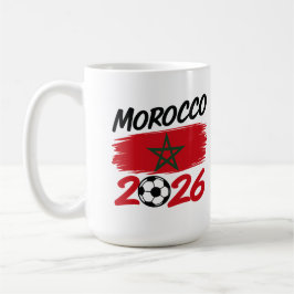 モロッコ 2026 サッカー ファン フットボール サポーター プライド コーヒーマグカップ
