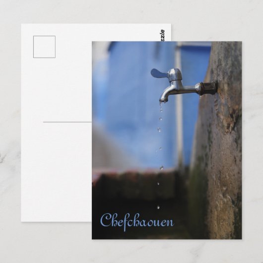 モロッコ、Chefchaouen。 ポストカード (正面/裏面)