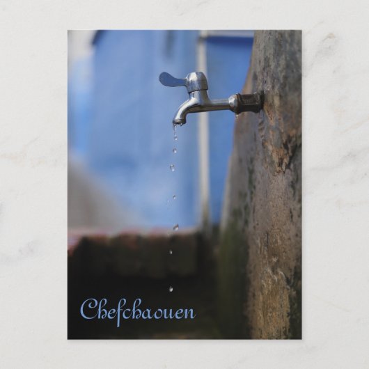 モロッコ、Chefchaouen。 ポストカード (正面)