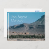 モロッコ、Ighzoun view and mountain ポストカード (正面/裏面)