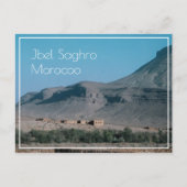 モロッコ、Ighzoun view and mountain ポストカード (正面)