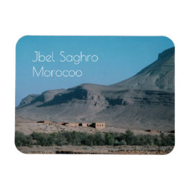 モロッコ、Ighzoun view and mountain マグネット