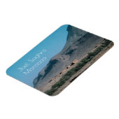 モロッコ、Ighzoun view and mountain マグネット (左側)