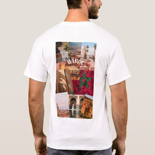 モロッコ Tシャツ (裏面)