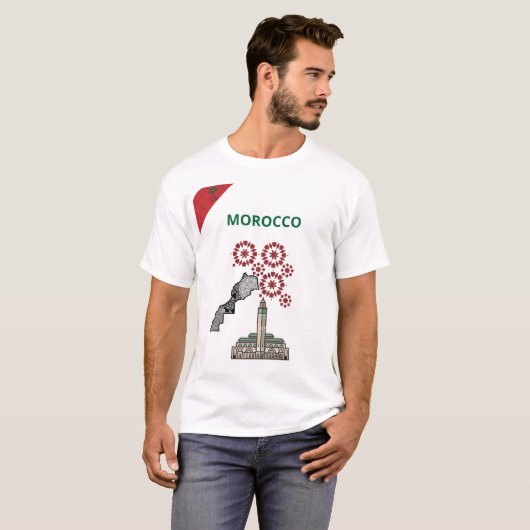 モロッコ Tシャツ (正面フル)