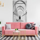 モロッコ、Tizi、N、テストパス路、TIN MAL: キャンバスプリント (インサイチュ (リビング))