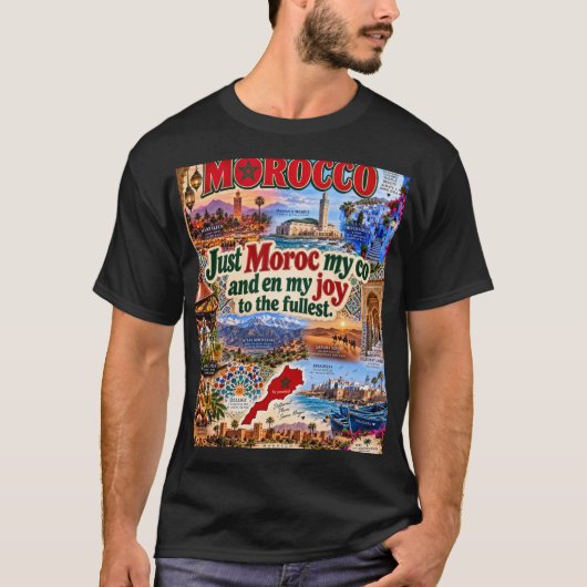 モロッコTシャツ Tシャツ (正面)