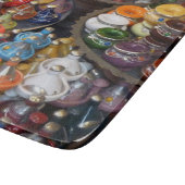 モロッコTagineのガラスまな板 カッティングボード (角)